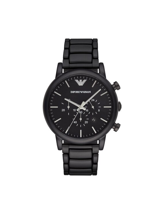 Emporio Armani Ročna ura Emporio Armani AR1895 Črna