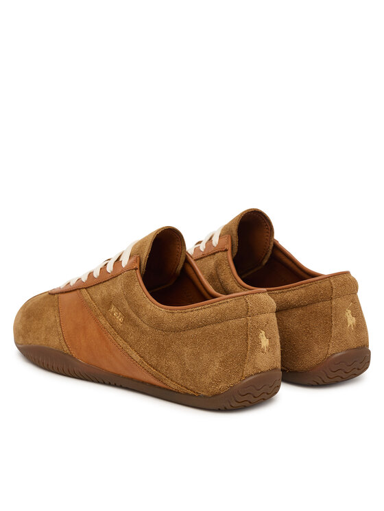 Polo Ralph Lauren Sneakersy Polo Ralph Lauren Rl Racer 809P15755001 Brązowy jasny