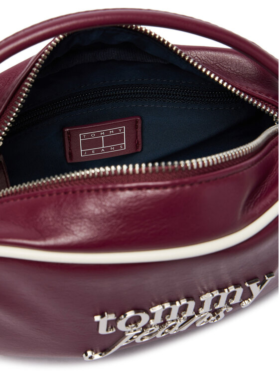 Tommy Jeans Geantă Tommy Jeans Tjw Bold Script Camera Bag AW0AW19053 Vișiniu