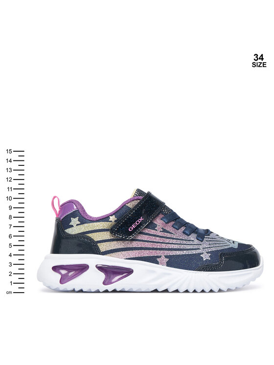 Geox Sneakersy Geox J Assister Girl J56E9B 0ASKN C4269 D Granatowy