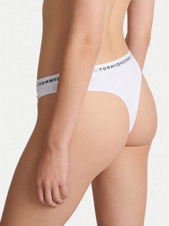 Tommy Hilfiger Tommy Hilfiger Tangas UW0UW05875 Blanco