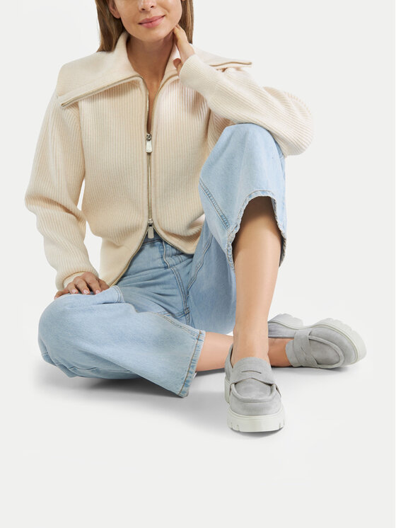 Badura Μοκασίνια Badura AMANTEA-28180LM Γκρι