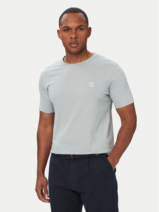 BOSS BOSS Camiseta Tales 50508584 Gris Regular Fit