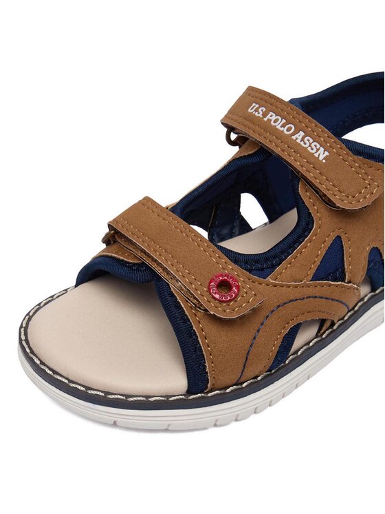 U.S. Polo Assn. Босоніжки U.S. Polo Assn. EO-GARDA002K/6Y1 Світло-коричневий