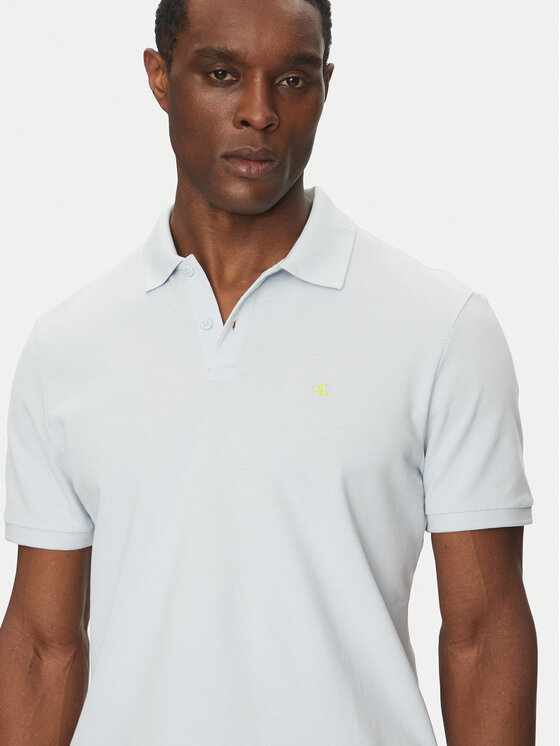 Calvin Klein Jeans Calvin Klein Jeans Polo majica LV040EM269 Svetlo modra Regular Fit