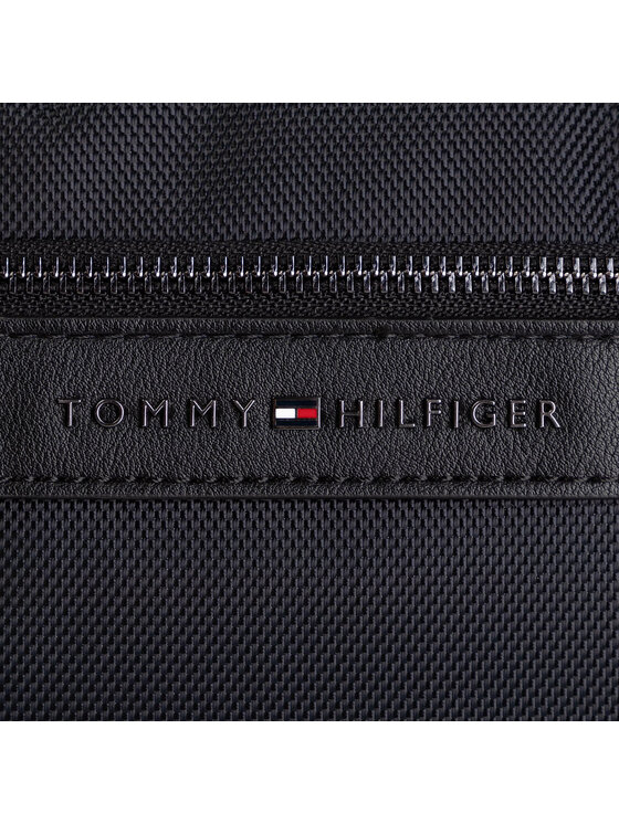 Tommy Hilfiger Geantă pentru laptop Tommy Hilfiger Nylon MIx Slim Computer Bag AM0AM05023 Bleumarin