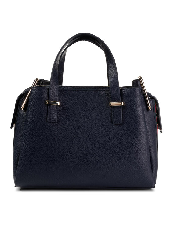 Tommy Hilfiger Torebka Tommy Hilfiger Th Core Med Satchel Corp AW0AW07507 Granatowy