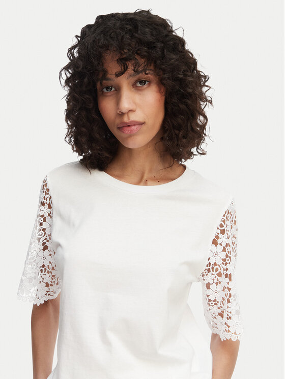 Marella Marella Camiseta Ceppo 2615971062 Blanco Regular Fit
