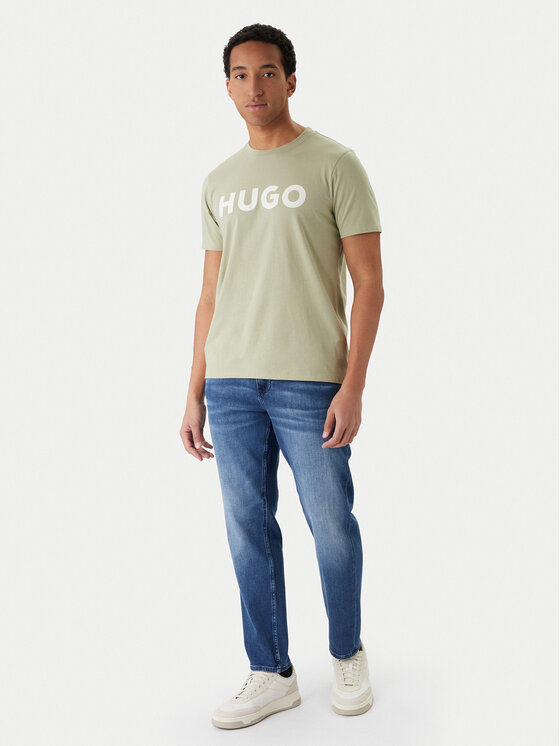HUGO HUGO Camiseta Dulivio 50467556 Verde Regular Fit