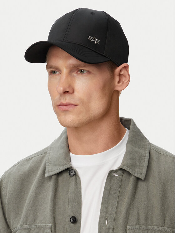 Alpha Industries Czapka z daszkiem Alpha Industries Metal Label 156905 Czarny