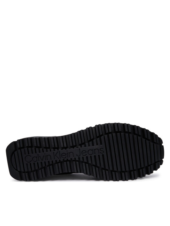 Calvin Klein Sneakers Calvin Klein Toothy Runner Irregular Lines YM0YM01461 Negru