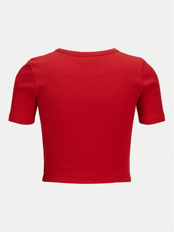 JJXX JJXX Футболка Florie 12217164 Червоний Slim Fit