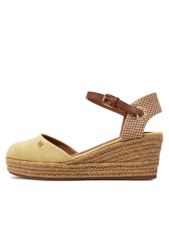 Wrangler Espadrile Wrangler Bela Women Semi Wedge 20241055.85A Galben