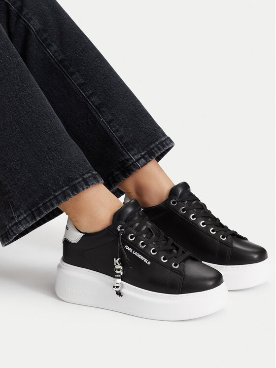KARL LAGERFELD Sneakersy KARL LAGERFELD Anakapri KL63516 Czarny