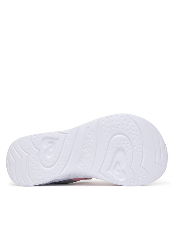Skechers Босоніжки Skechers S-Lights: Heart Lights Sandal - Sugar Sparks 303114L/SLPK Срібний