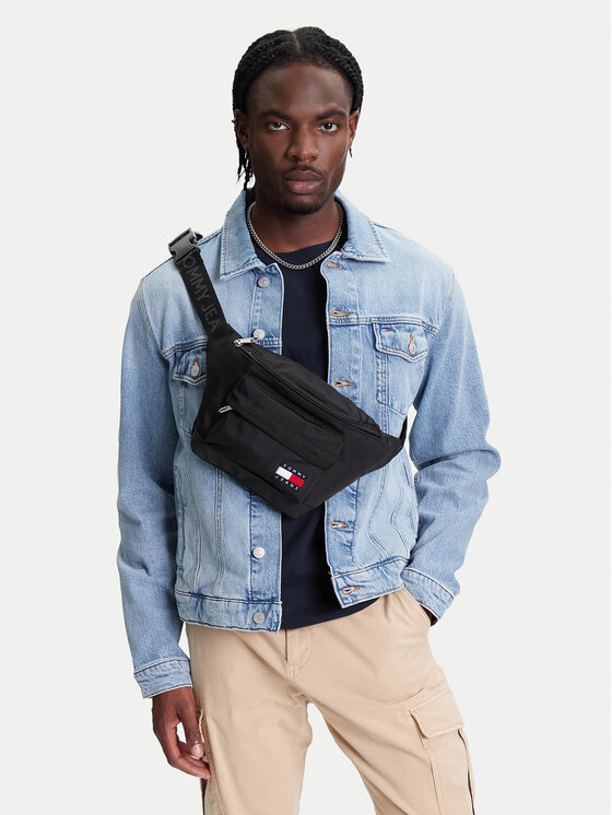 Tommy Jeans Övtáskák Tommy Jeans Tjm Ess Daily Bumbag AM0AM13390 Fekete