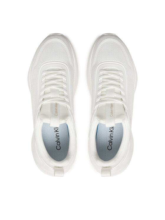 Calvin Klein Сникърси Calvin Klein Light Eva Run Sock Mesh HW0HW03023 Бял