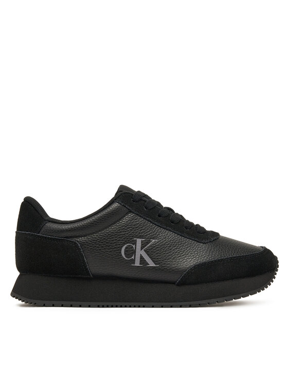 Calvin Klein Jeans Sneakers Calvin Klein Jeans Runner Laceup Low Mix Mg YW0YW01798 Negru