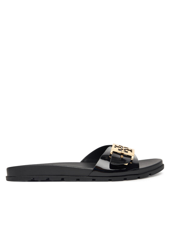 Tory Burch Natikače Tory Burch Buckle Slide 157872 Crna