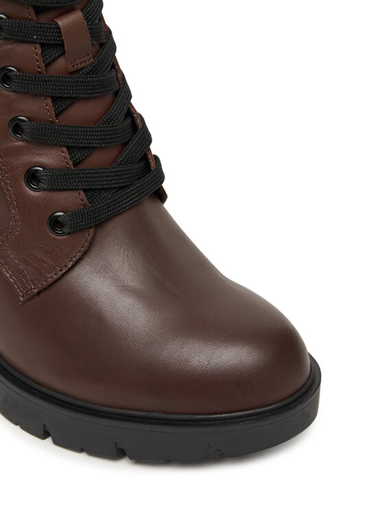 Tommy Jeans Kotníková obuv Tommy Jeans Tjw Lace Up EN0EN02832 Hnědá