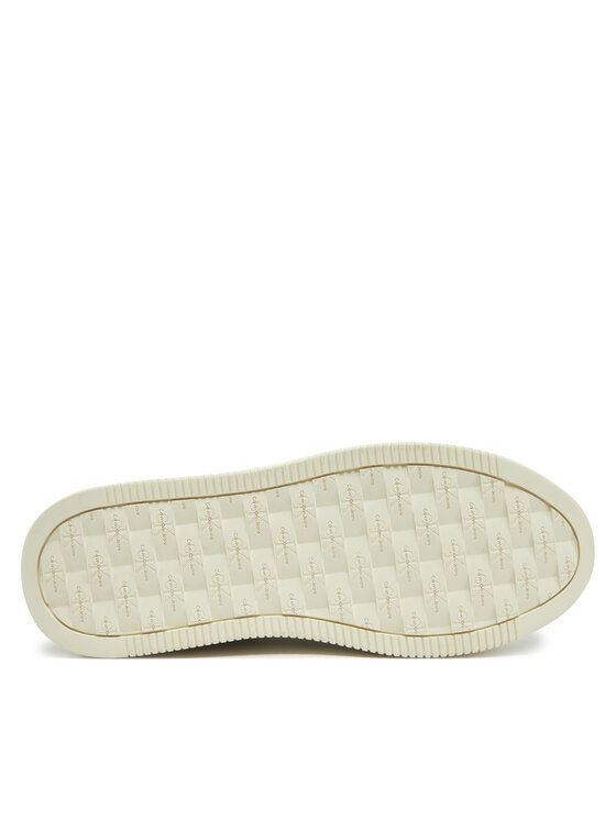 Calvin Klein Jeans Zapatillas Calvin Klein Jeans Bold Flatf Low Lace Mg YW0YW01766 Blanco