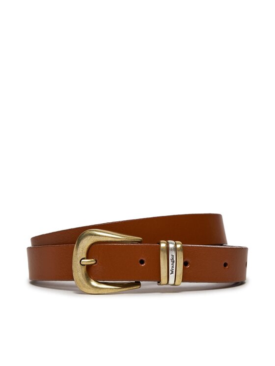 Wrangler Pasek Damski Wrangler USXX1A Brązowy