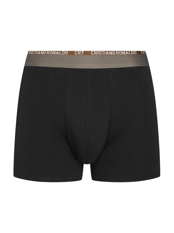 Cristiano Ronaldo CR7 Cristiano Ronaldo CR7 Conjunto de calzoncillos boxer 8100-49 Negro