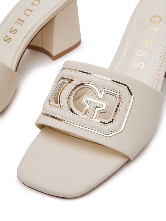 Guess Шльопанці Guess Gals FLJGAS LEA03 Écru