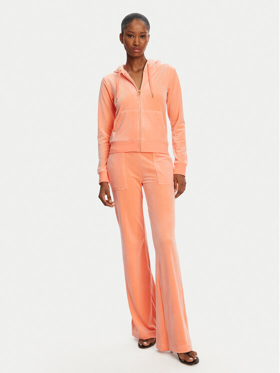 Juicy Couture Juicy Couture Jogginghose Layla JCSEBJ001 Orange Flared Leg