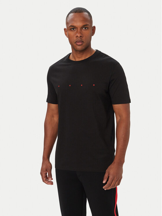 HUGO HUGO Camiseta Dorosi 50566086 Negro Regular Fit