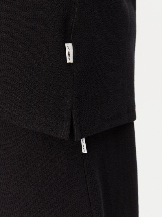 Jack & Jones Jack & Jones Completo polo e pantaloncini Slington 12281841 Nero Relaxed Fit