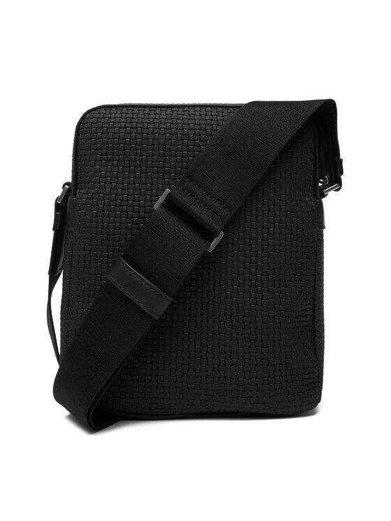 Calvin Klein Somiņa Calvin Klein Embossed Woven Reporter LV04D3208G Melns