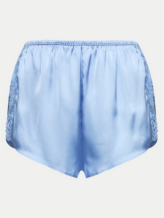 Hunkemöller Hunkemöller Kratke hlače pižama Satin 204994 Modra Regular Fit