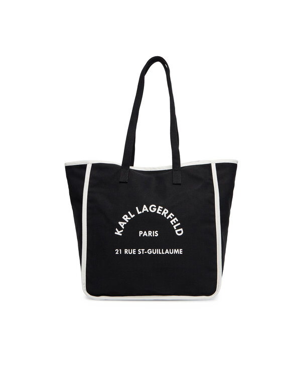 KARL LAGERFELD Kabelka KARL LAGERFELD A3W50018 Čierna