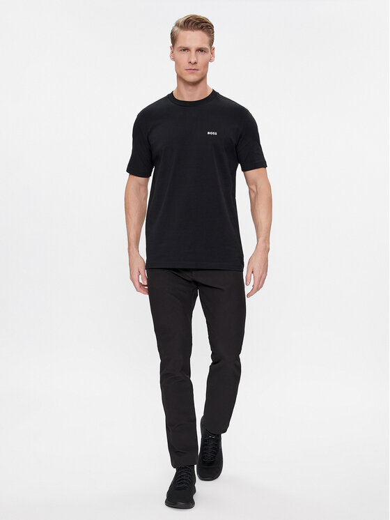 BOSS Boss Marškinėliai 50506373 Juoda Regular Fit
