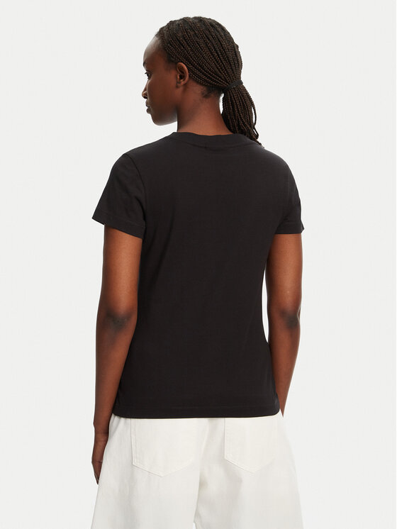 Calvin Klein Jeans Calvin Klein Jeans Majica Monologo J20J223563 Črna Slim Fit