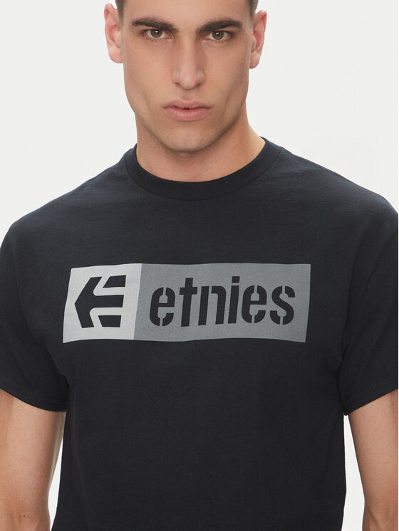 Etnies Etnies Футболка New Box 4130002282 Чорний Regular Fit
