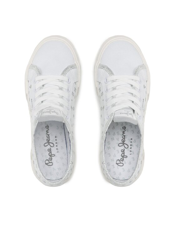 Pepe Jeans Кросівки Pepe Jeans Brady Shine G PGS30562 Білий