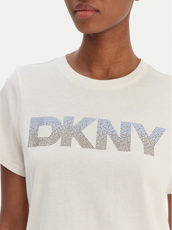 DKNY Sport DKNY Sport Majica DP6T1557 Écru Relaxed Fit