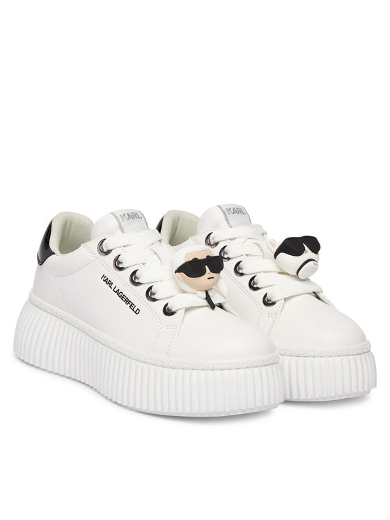 KARL LAGERFELD Снікерcи KARL LAGERFELD Kreeper Lo KL42336T Білий