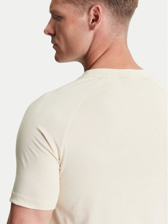 BOSS BOSS Camiseta 50517970 Beis Slim Fit