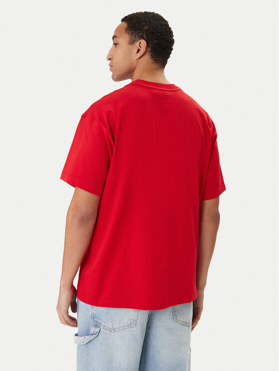 adidas adidas Camiseta Trefoil Essentials KC8984 Rojo Oversize