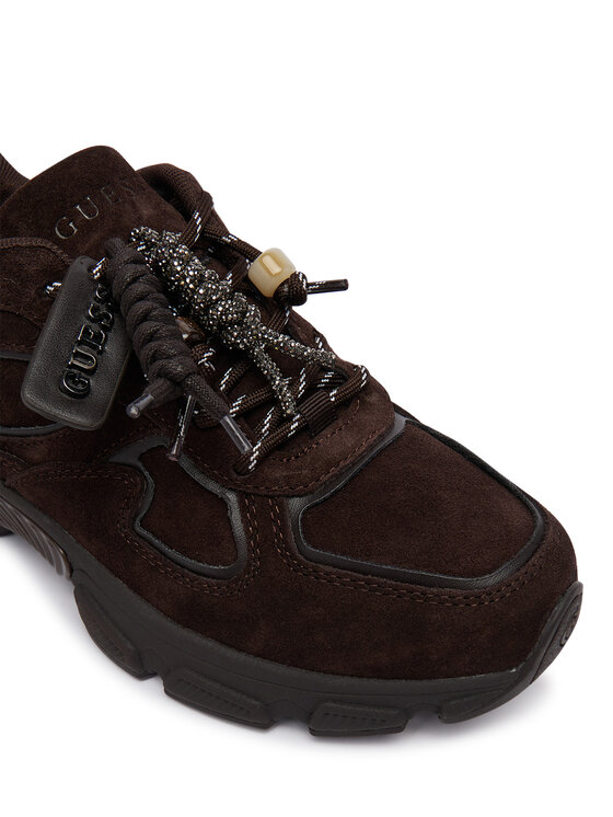 Guess Sneakersy Guess FLFIRR SUE12 Brązowy ciemny