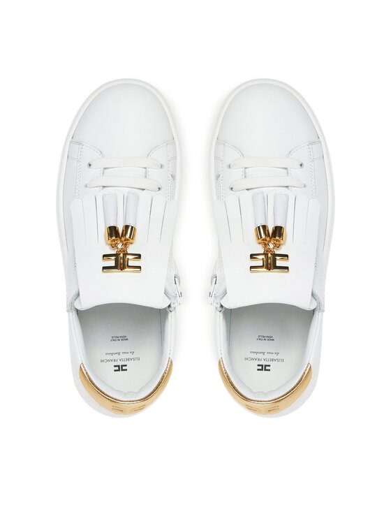 Elisabetta Franchi Sneakersy Elisabetta Franchi F4-A9E-0232 Biela