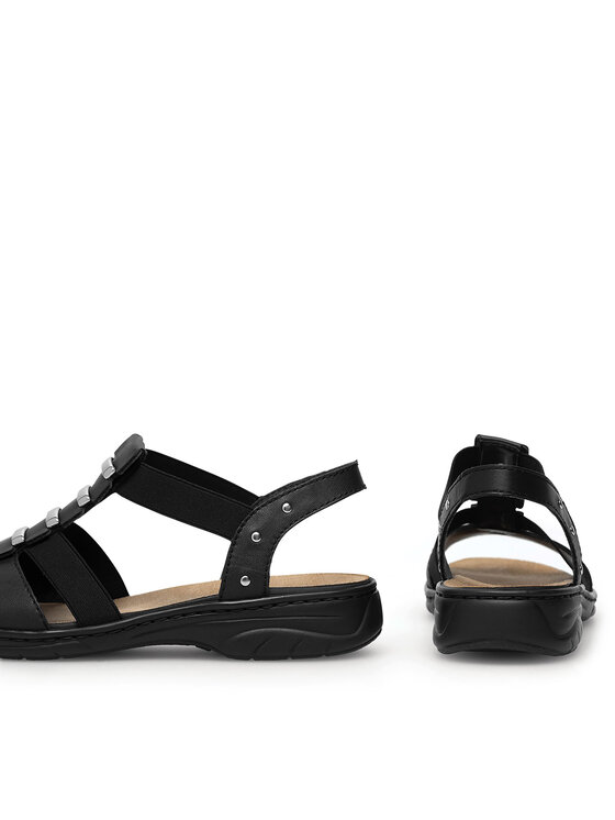 Rieker Sandali Rieker 64580-00 Nero