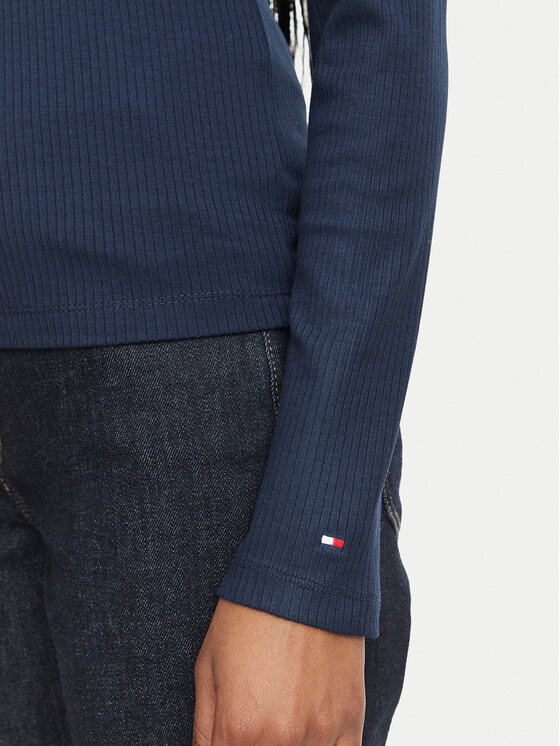 Tommy Hilfiger Tommy Hilfiger Polo WW0WW51731 Azul marino Slim Fit