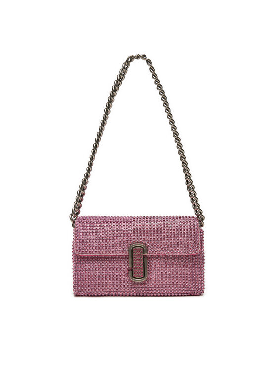 Marc Jacobs Сумка Marc Jacobs The Rhinestone J Marc Mini Shoulder Bag H912M06RE22 Рожевий