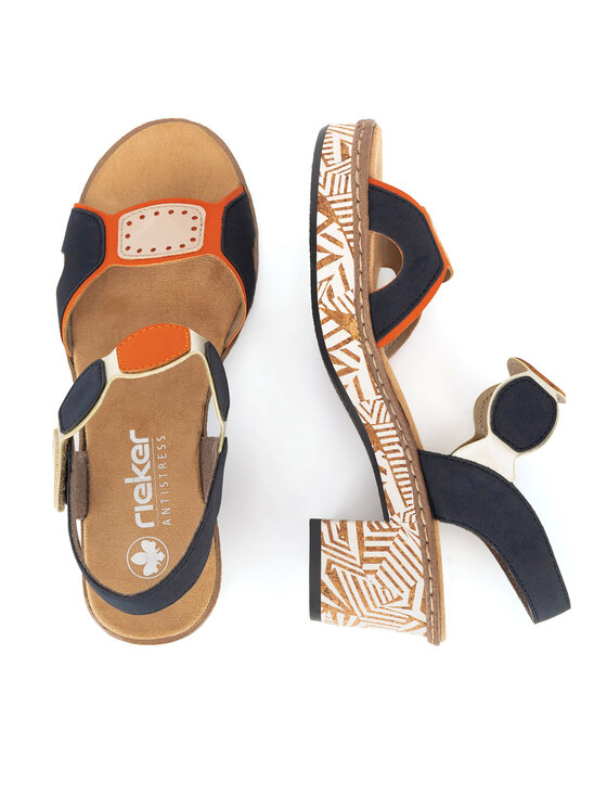 Rieker Sandali Rieker 63876-90 Pisana