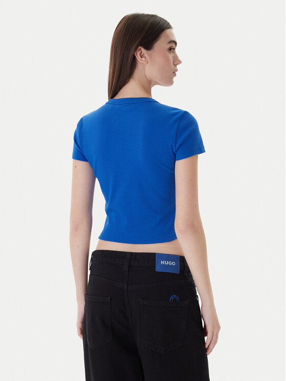 HUGO Hugo Футболка Baby 50510749 Голубий Slim Fit
