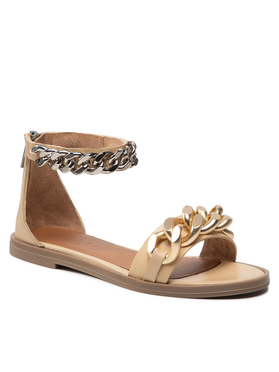 Badura Sandály Badura 22SS19 Béžová